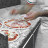 Table réfrigérée et structure de préparation pizza